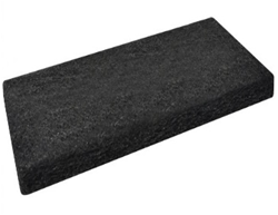 Replacement Utility Pads 5/8" X 10" 5/Pk Black