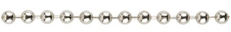 Ball Chain Nickel Plated Per Ft. #6