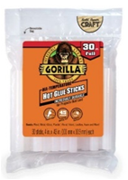 Hot Glue Stick 1/4" x 4" 30/Pk Clear