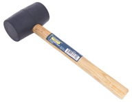 Rubber Mallet Wood Handle 16 Oz. Black