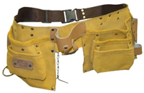 Tool Pouch Belt 8 Pocket Leather