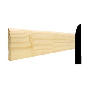 Clam Base 9/16" x 4 1/4" x 8'