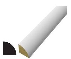 Quarter Round Moulding Primed 3/4" x 3/4" x 8'
