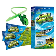 Green Gobbler Drain Opener PK/3 W/Hair Grabber