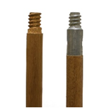 Broom Handle Threaded Wood
