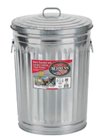 Metal Can W/Cover