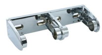 Double Roll Toilet Paper Holder Chrome
