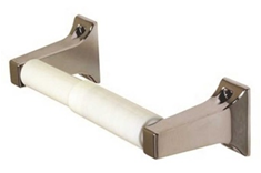 Toilet Paper Holder with Plastic Bar Chrome