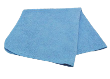 Microfiber Terry Cloth Blue 12" x 12" PK/12