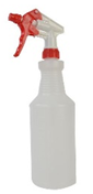 Spray Bottle Clear with Trigger 32 Oz.