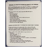 Housing Information Guide Sign Metal 8 1/2" x 11"