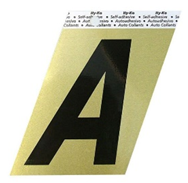 Apartment Letter Metal 3 1/2" Gold