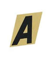 Apartment Letter Metal 1 1/2" Gold