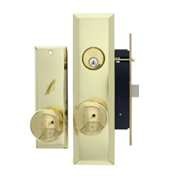 Mortise Apartment Lockset Fixed Spindle