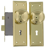 Inside Mortise Skeleton Lock Keyed