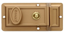Rim Night Latch Lock with Button