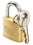 Padlock Solid Brass
