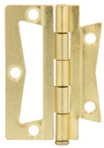 Non-Mortise Hinge Brass Plated