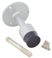 Door Stop Wall Mount with Hook Satin Aluminum #71024