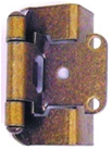 Wrap Around Semi Concealed Hinge 1/2" Overlay Pair