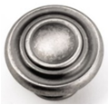 Cabinet Knob Windsor 1-1/4" Antique Pewter