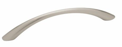 Cabinet Pull Tapered Bow 96mm Satin Nickel