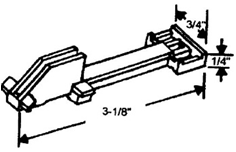 Slide Latch For Window #B1, Lower Part