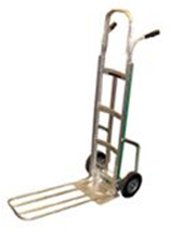 Harper Hand Truck Long Handle Stair Glides & Nose 500 Lbs. Aluminum