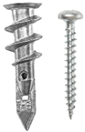 Metal E-Z Anchors W/Screws 8 x 1 1/4 2/Pk