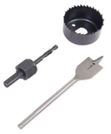 Lock Installation Kit For 2 1/8" Hole 1" Latch