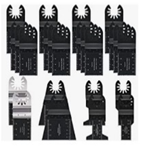 Oscillating Multi-Tool Quick Release Blade Kit 24 Piece Universal