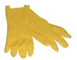 Latex Gloves Yellow