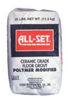 Floor Grout Sanded 25 Lb. Gray