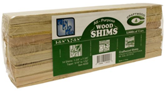 Wood Shim Pack 7 3/4"" 12/Pk