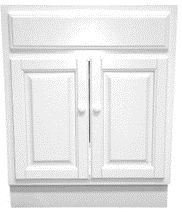 Vanity Base Plywood White