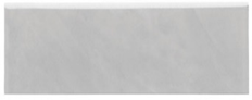 Bull Nose 3" x 8" Gray Gloss
