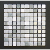 Mosaic Floor Tile 1" x 1" 30 S.F. Gray #908