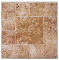 Self Stick Tile 45/Cs Brown Rustic Stone #420