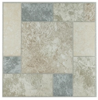 Self Stick Tile 45/Cs Random Grey Stone #327