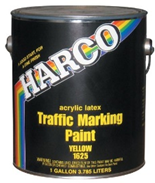 Yellow Traffic Paint Latex 1 Gal.