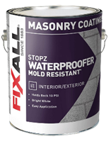 FixAll Masonry Waterproofer Mold and Mildew Eliminator Primer 1 Gal. White