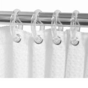 Shower Curtain Rings PK/12 - Clear