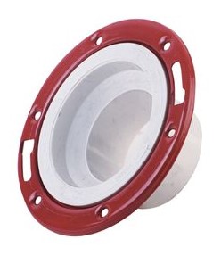 PVC Adjustable FTG Closet Floor Flange W/Ring