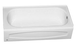 Steel Bathtub White 4'