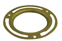 Floor Flange Brass 4"