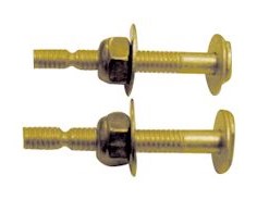Johni Bolts Pair Brass 5/16" x 3 1/4"