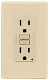 Decora GFCI Duplex Receptacle W/ Cover Tamper Resistant 15 AMP