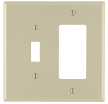 Combo Wall Plate Switch/Decora Plastic
