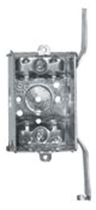 Switch Box Drywall 2" x 3" W/BX Clamps 2 1/2" Deep