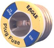 Plug Fuse Metal Base 4/Pk
